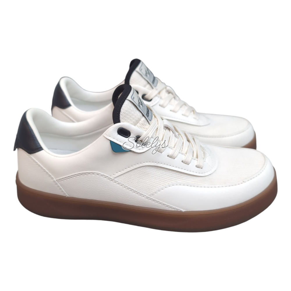 Vessi Courtside Classic Waterproof Men 8 Women 9 Off White Black Casual Sneaker